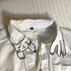 Adorable Cat Collar Shirt